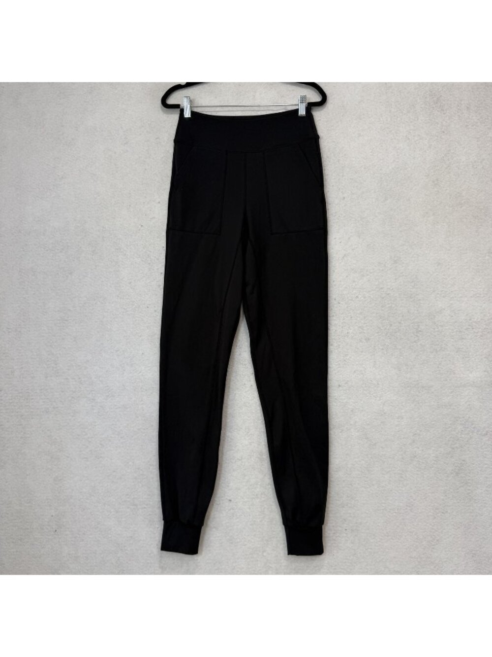 American Tall Jogger Pants Womens S/XT Black High Rise Pockets Stretch Athletic
